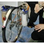 Potabiliza agua con una bicicleta