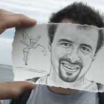 Impresionantes imagenes mezcla entre fotografia y dibujado a lapiz