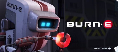 Corto de animación de Pixar: Burn-e (Wall-e la pelicula)