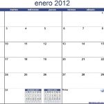 Calendario laboral 2012 para descargar e imprimir