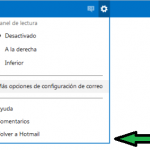Volver de Outlook al aspecto de Hotmail