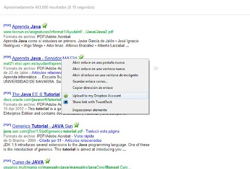 Click Downloader descargar archivo de Internet en Dropbox directamente Click Downloader descargar archivo de Internet en Dropbox directamente