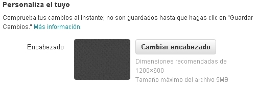 Actualizar el diseño del perfil de Twitter Actualizar el diseño del perfil de Twitter